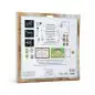 Back of veterinary playset package with included tools and stickers for imaginative pet care fun.