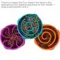 Colorful slow-feeder dog bowls with kibble, promoting 1 million+ sold and loved by dogs and pet parents.
