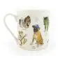 Colorful mug featuring illustrated dogs with playful names and accessories. Perfect for pet lovers and coffee enthusiasts.