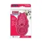 KONG ZoomGroom Dog Brush packaging, red color, ideal for shampooing and dry use, with massaging teeth, USA made.