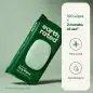 Green Earth Rated dog wipes pack, plant-based and hypoallergenic, 100 wipes for 2 months' use. Eco-friendly pet care.
