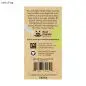 Back of tag highlighting Fairtrade cotton, organic materials, and $1 donation to Best Friends Animal Society per purchase.
