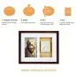 Pet paw print kit with step-by-step instructions and framed photo for preserving memories.