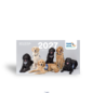 2027 calendar cover featuring six service dogs in vests, promoting Paws With a Cause assistance and facility dogs.